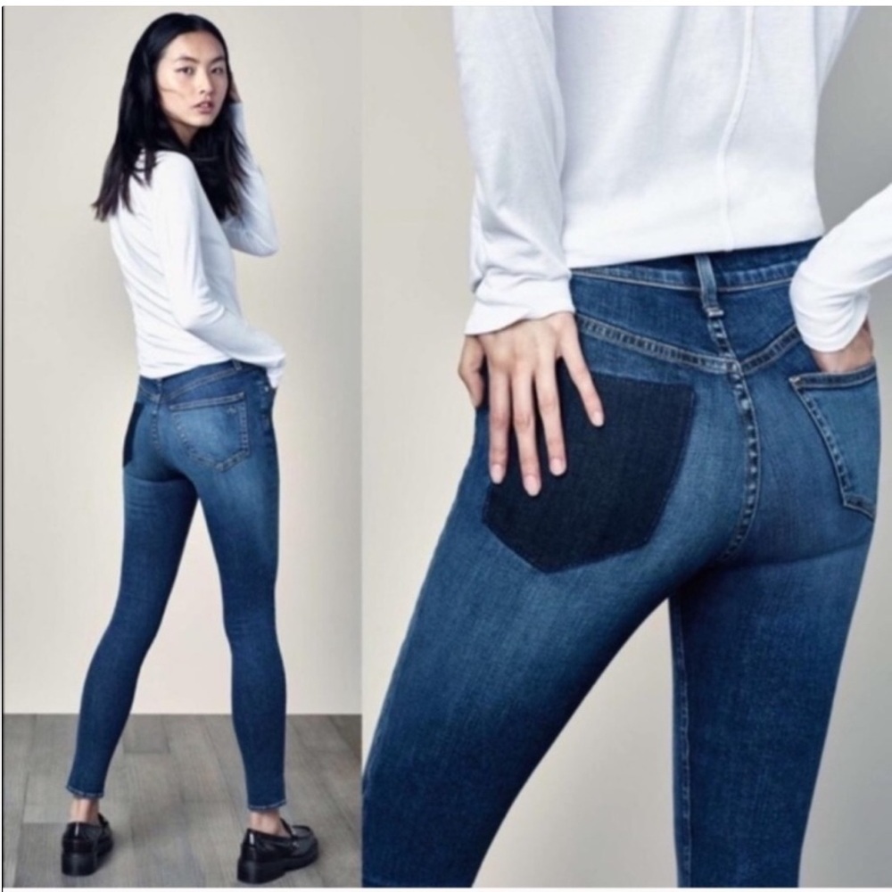 NWT Rag & Bone Eddy Jeans With Ghost Pocket Women’s Size 29